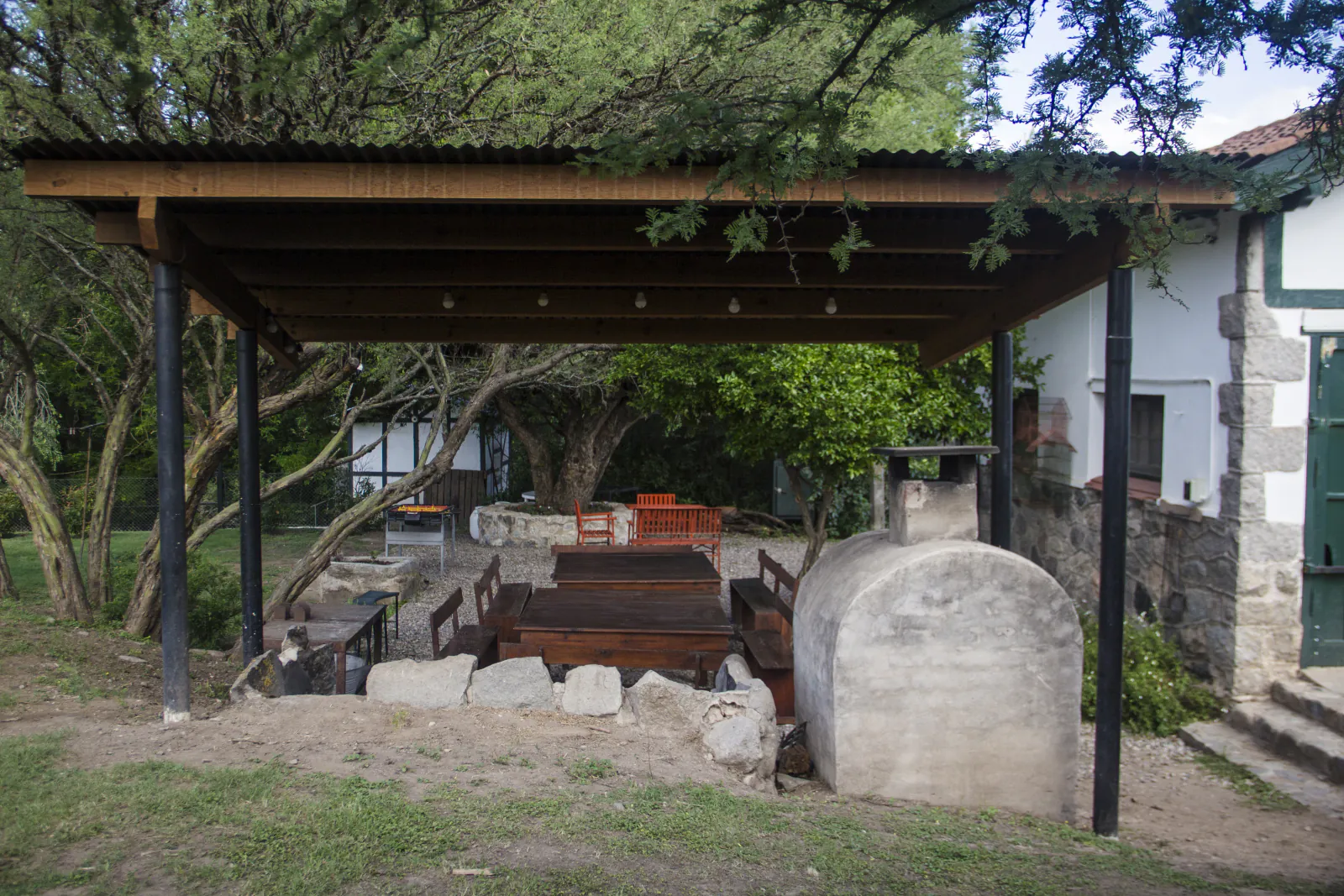 Horno de barro del quincho